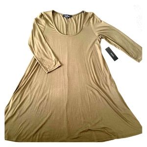 Olive Green swing dress